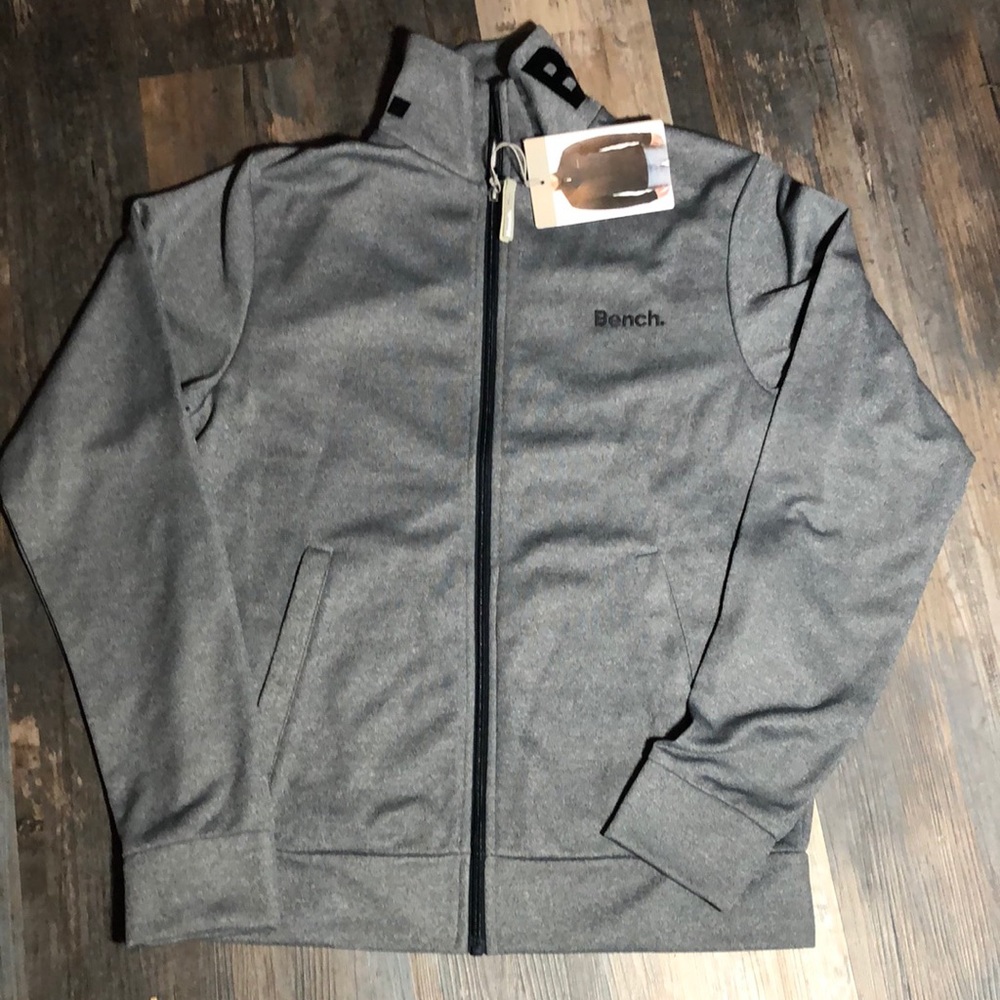 NWT Men’s Bench mock neck sweatshirt cardigan